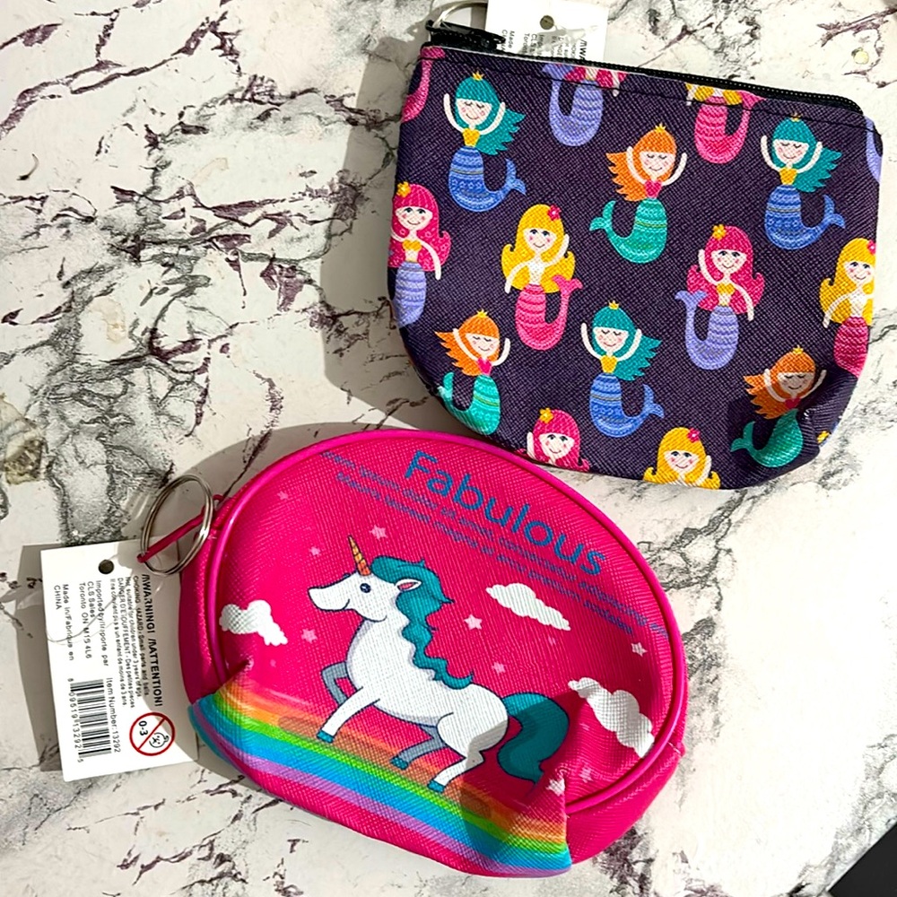 98 | Bundle of 2 NWT Kid's Coin Wallet Pouches